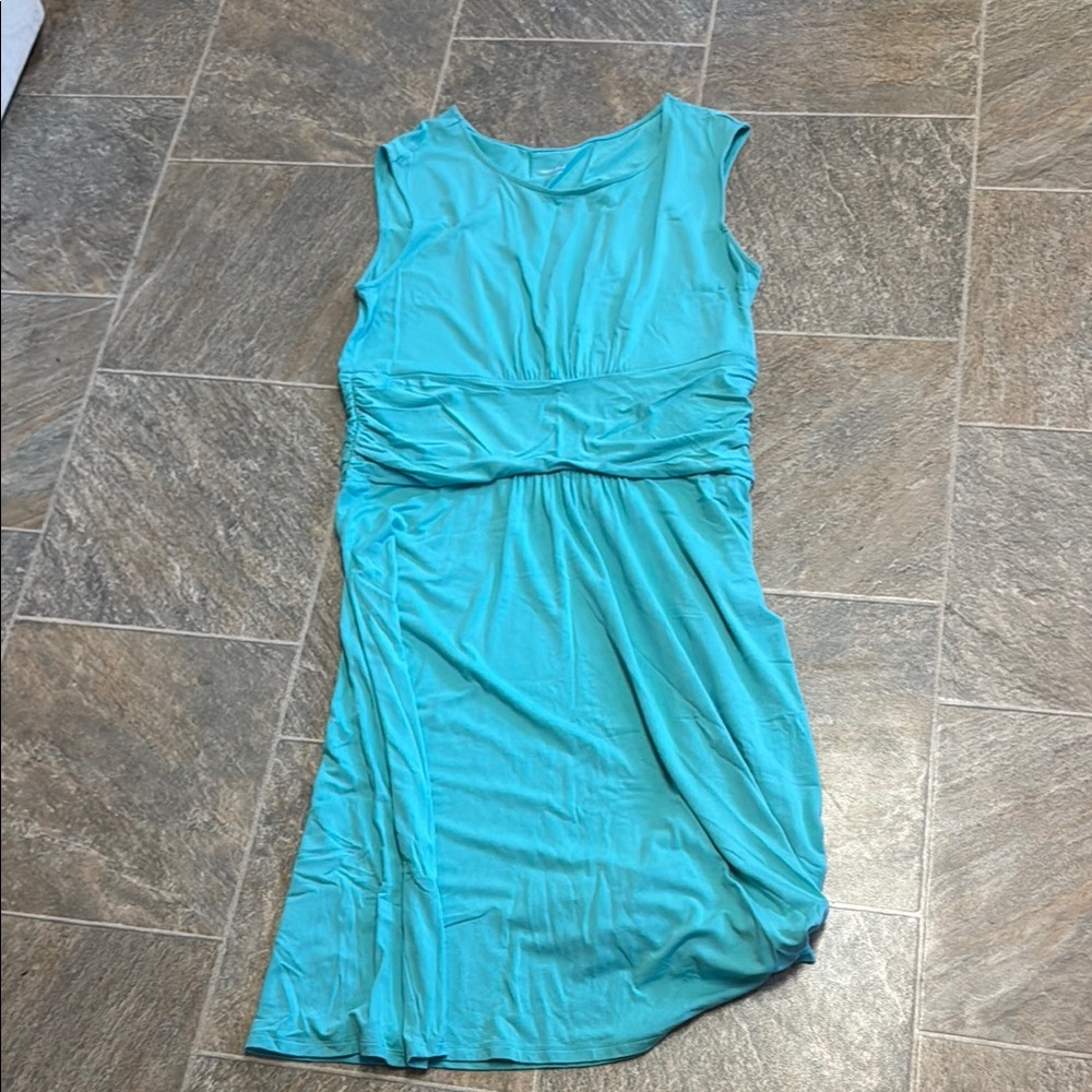 TravelSmith Turquoise Dress
